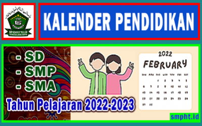 Kalender Pendidikan Tahun Ajaran 2022/2023 SD, SMP dan SMA