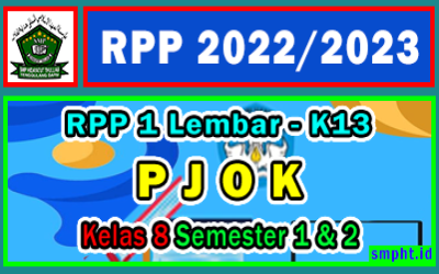 RPP 1 Lembar PJOK Kelas 8 SMP Semester 1 dan 2 Tahun 2022-2023 Lengkap