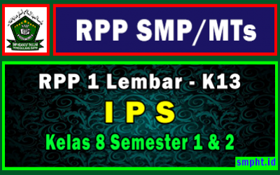 RPP 1 Lembar IPS Kelas 8 SMP Tahun 2021-2022 Semester 1 dan 2