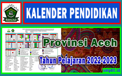 Kalender Pendidikan Provinsi Aceh Tahun Ajaran 2022-2023
