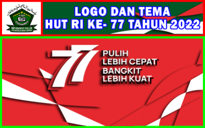 Logo dan Tema Peringatan HUT RI Ke-77 Tahun 2022