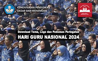 Download Tema, Logo dan Pedoman Peringatan Hari Guru Nasional 2024